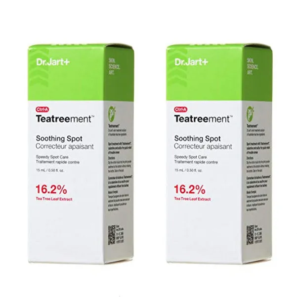 [1 1] Dr. JART Teatreement Soothing Spot 15ml Pink Powders Derma acne Skincare Solution Calamine Sensitive