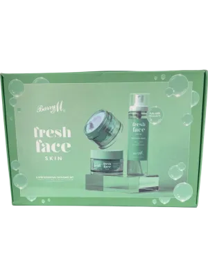 Barry M Green Fresh Face Skin 3 Step Essential Skincare Set