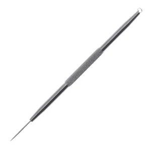 Blackhead-Pimple Extraction Tool - Angled Loop / Point Pick