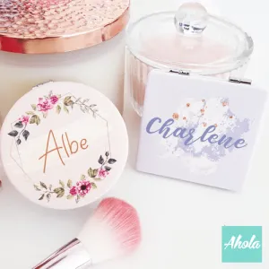 【Blossomy】Double Sided Compact Mirror 隨身鏡盒