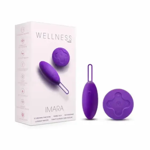 Blush Wellness Imara Vibrating Egg with Remote Purple