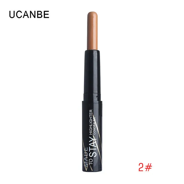 Brand 3 Colors Creamy Contouring Matte Bronzer Stick Concealer Stick Makeup Waterproof Long Lasting 3D Face Contour Shadow Stick