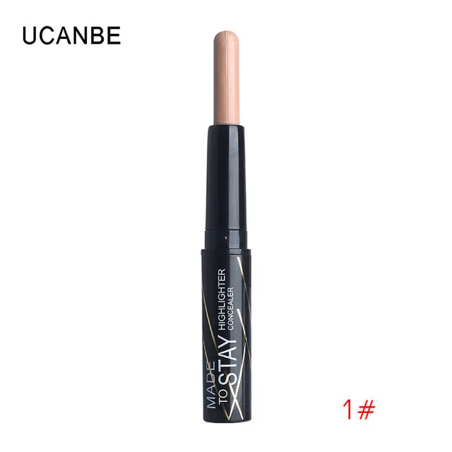 Brand 3 Colors Creamy Contouring Matte Bronzer Stick Concealer Stick Makeup Waterproof Long Lasting 3D Face Contour Shadow Stick