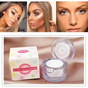 Brand Makeup Natural Long Lasting Eye GLitter Powder Face Highlighter Makeup White Brightener Glitter Powder Eye Shadow Cosmetic