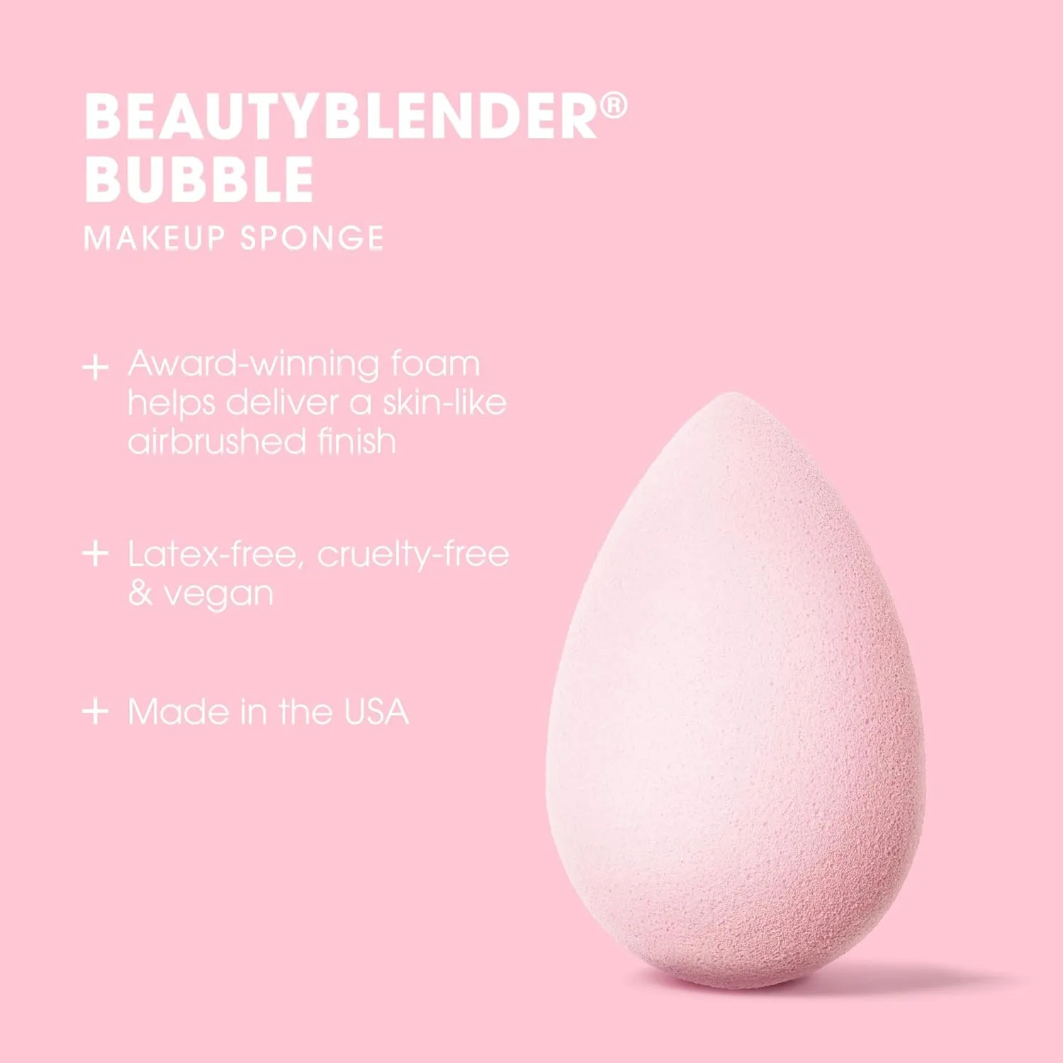 Bubble Blender Bubble Pink Makeup Sponge