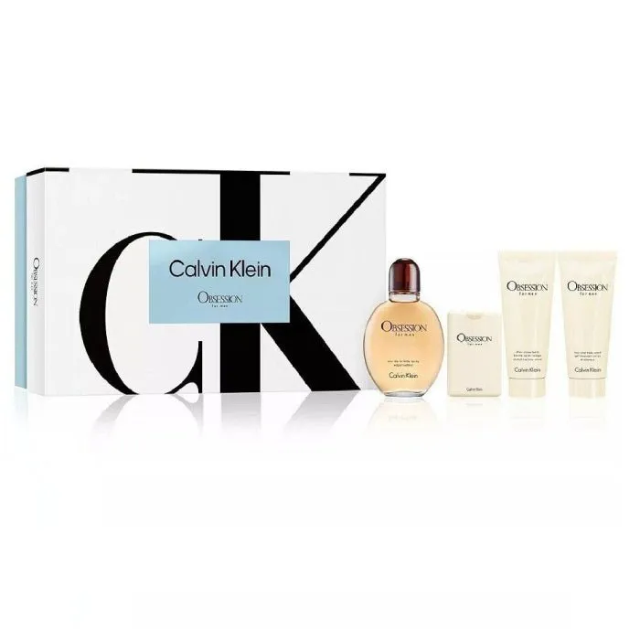 Calvin Klein Obsession for Men Set EDT 125Ml   EDT 20Ml   ASB 100Ml   Body Wash 100Ml