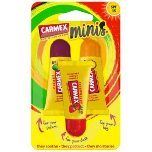 Carmex Assorted Flavour Lip Balm Tube Minis 3 x 5g