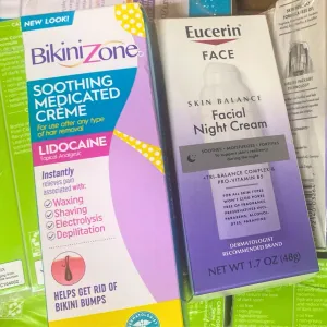 Eucerin , Bikini Zone & Aveeno Assorted Mix (35 Pcs Lot)