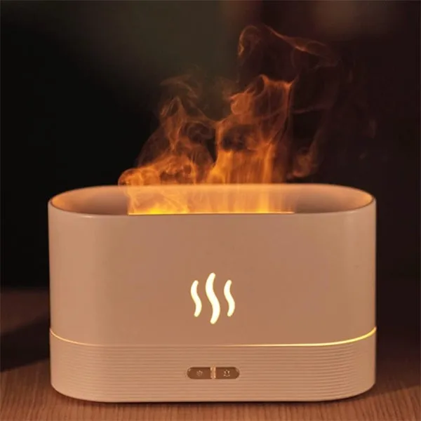 Flame Humidifier - Essential Oil Scent Diffuser For Room Home Office