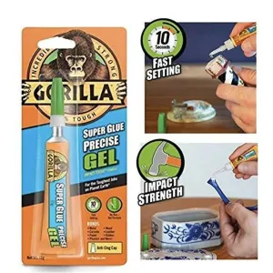 Gorilla Precise Gel Super Glue - 15G