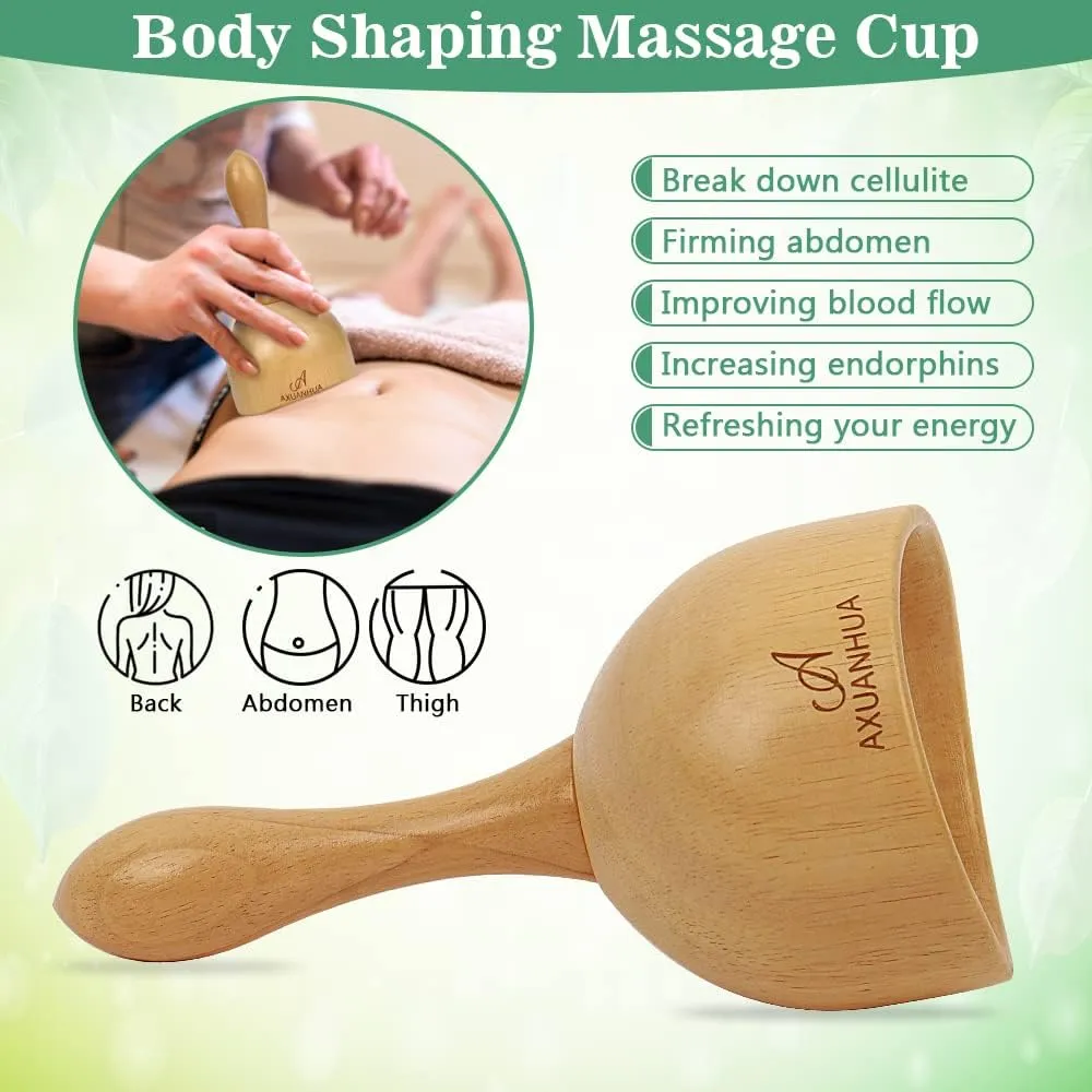 Gua Sha -  Ancient Chinese Massaging 5pc Kit