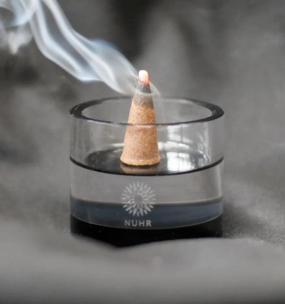 Incense Cones NUHR Branded Crystal Burner by NUHR Home