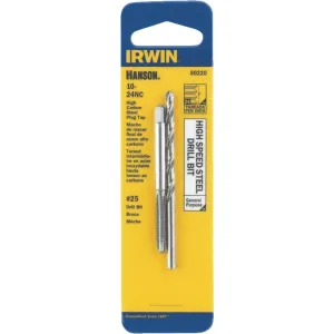 Irwin Hanson 10 - 24 NC   No. 25 Plug Tap & Drill Bit