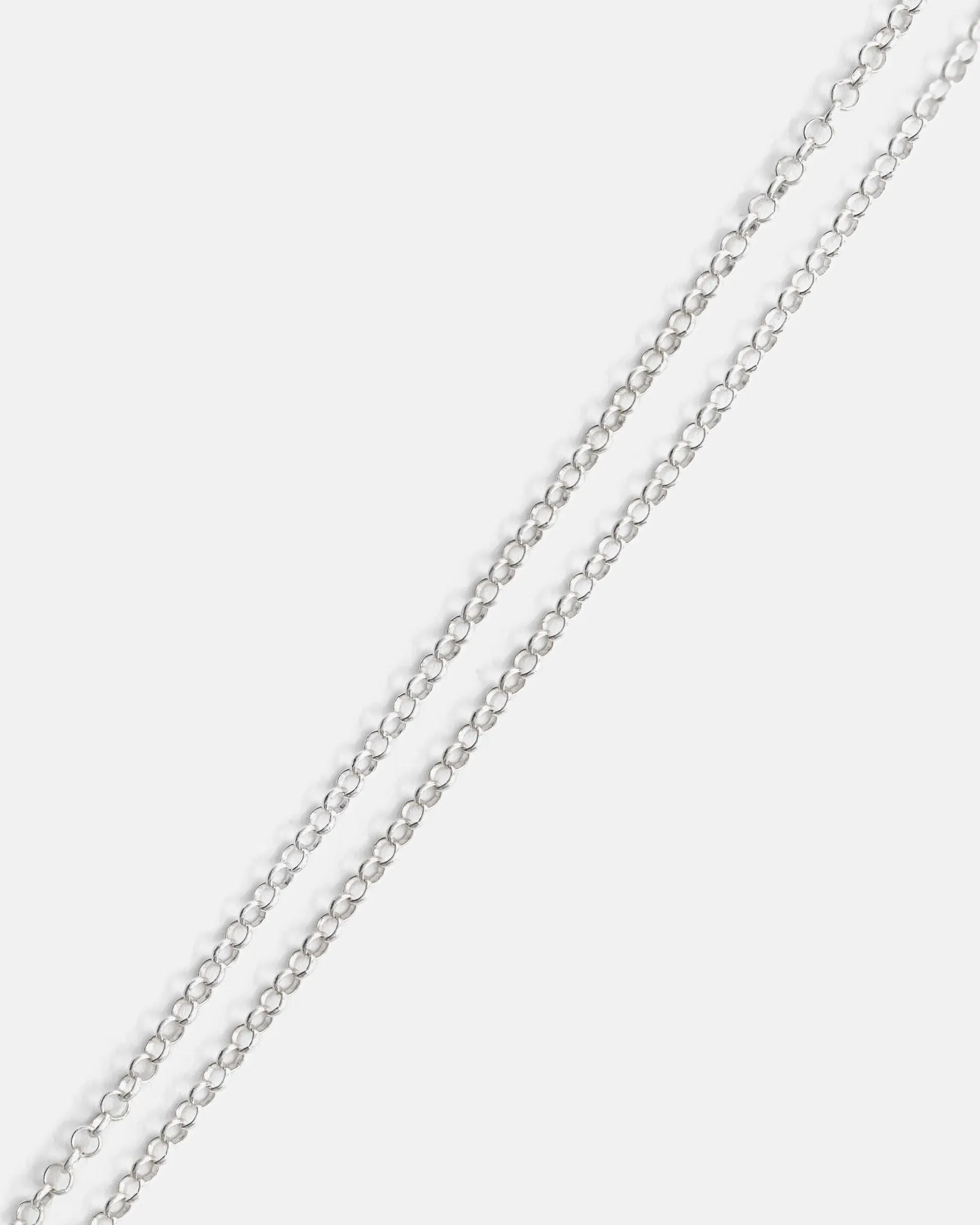 Large Rolo Chain in Sterling Silver 3.2mm