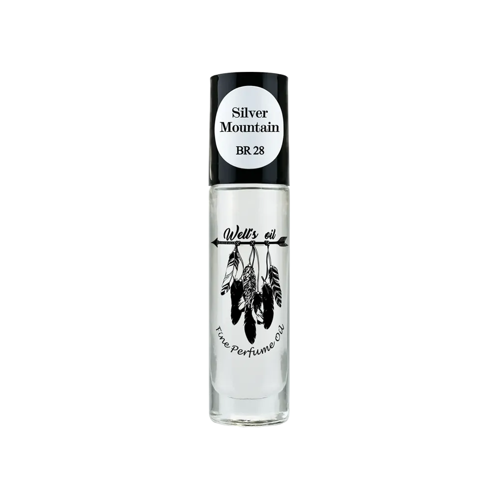 Perfume Oil Roll-On 0.33 fl Oz Inspired by Silver Mountain Type