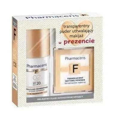 Pharmaceris F Fluid Intensive coverage set 02   6g transparent powder