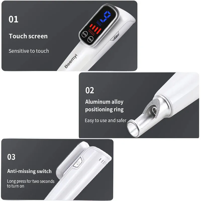 Professional Laser Picosecond Pen Blue Light Therapy Tattoo Remove Freckle Acne Mole Dark Spot Pigment Removal Machine Skin Care