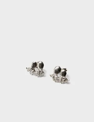 Silver Octotwins Earrings - Small Octopus Studs