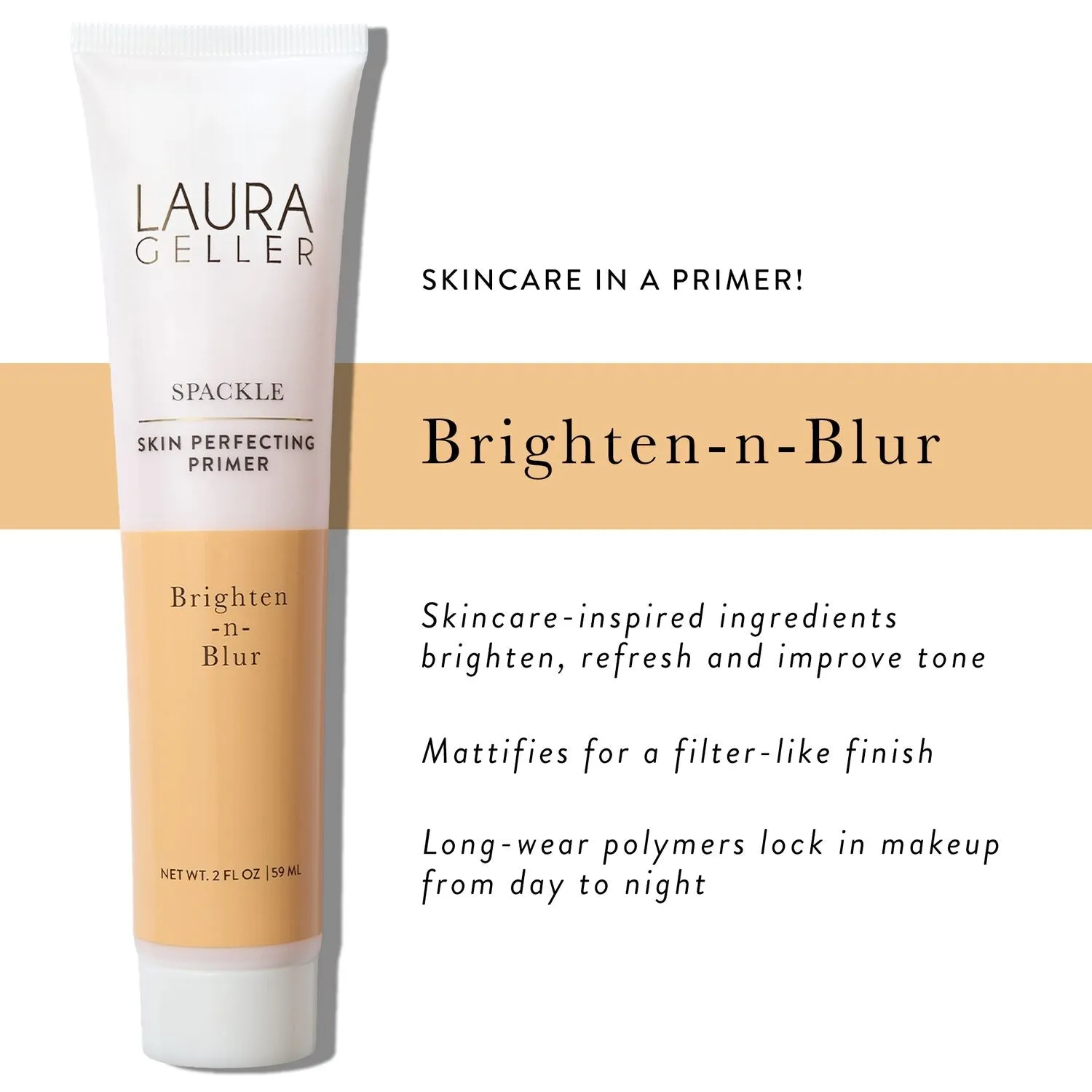 Spackle Skin Perfecting Primer: Brighten-n-Blur