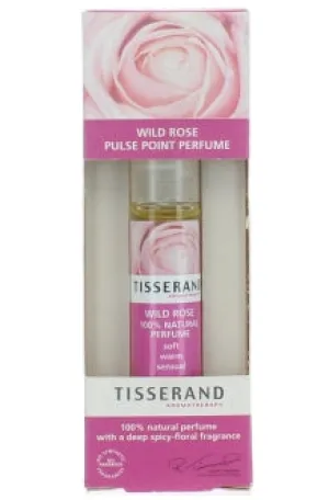 Tisserand Wild Rose Pulse Point Perfume 10ml