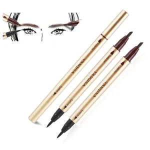 YANQINA 1 Pcs Black Long Lasting Eye Liner Pencil Waterproof Eyeliner Smudge-Proof Cosmetic Beauty Makeup Liquid Eyeliner Pen